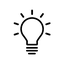 Icône représentant les idées et l'innovation